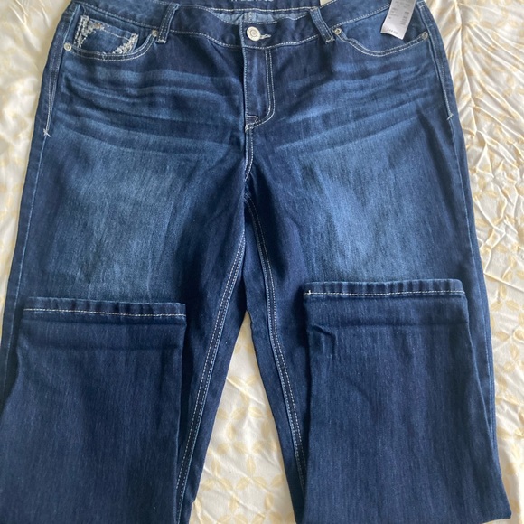 Maurice’s blue crop jeans size 16 - Picture 2 of 3